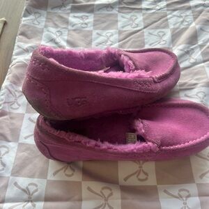 UGG Pink Suede Slippers! make an offer